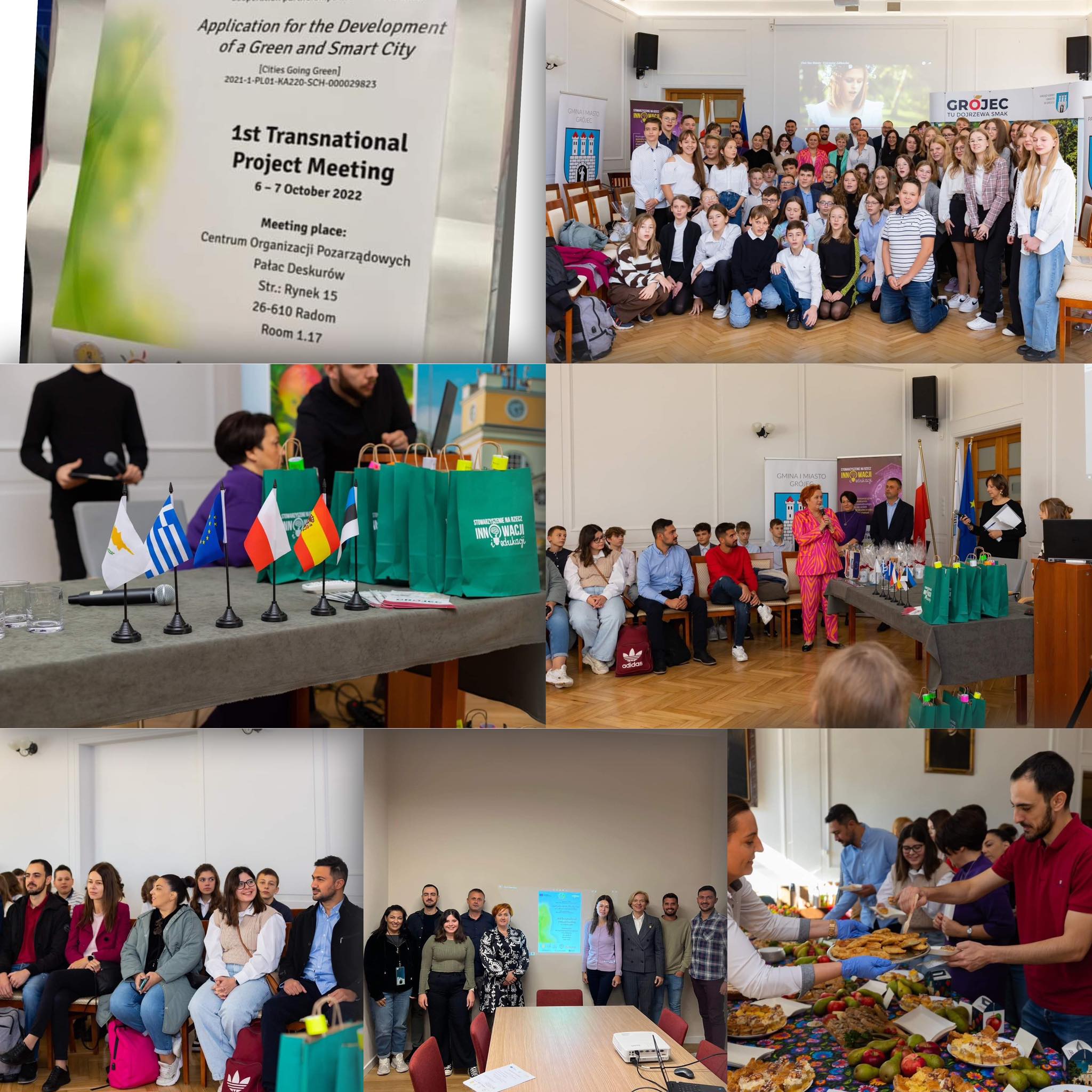 ECECT: The 1st Transnational Project Meeting of “Cities Going Green